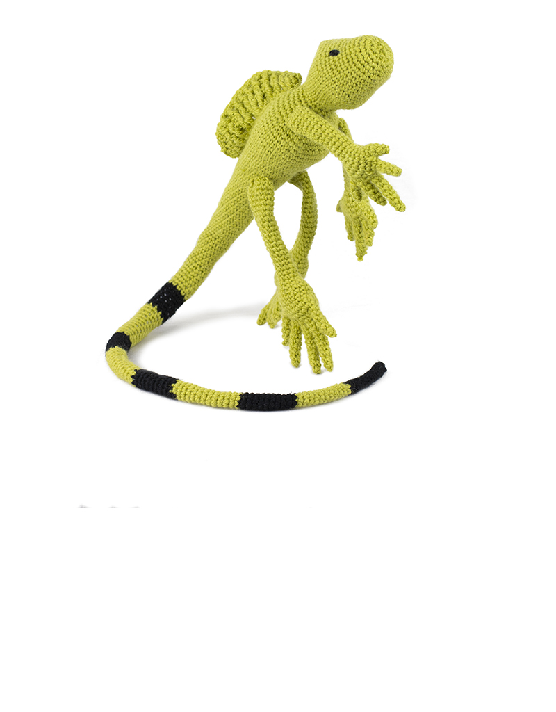 toft ed's animal longford the green basilisk amigurumi crochet